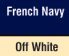 French Navy/Off White