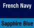 French Navy/ Sapphire Blue