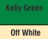 Kelly Green/Off White