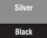 Silver/Black