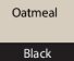 Oatmeal/ Black