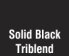 Solid Black Triblend