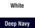 White/Deep Navy