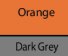 Orange/ Dark Grey