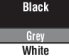 Black/Grey/White