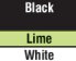 Black/Lime/White