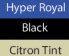 Hyper Royal/ Black/ Citron Tint