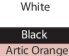 White/Black/Arctic Orange