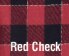 Wide Red Check
