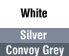 White/Silver/Convoy Grey