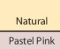 Natural/Pastel Pink