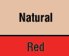 Natural/Red