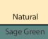 Natural/Sage Green