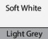 Soft White/ Light Grey