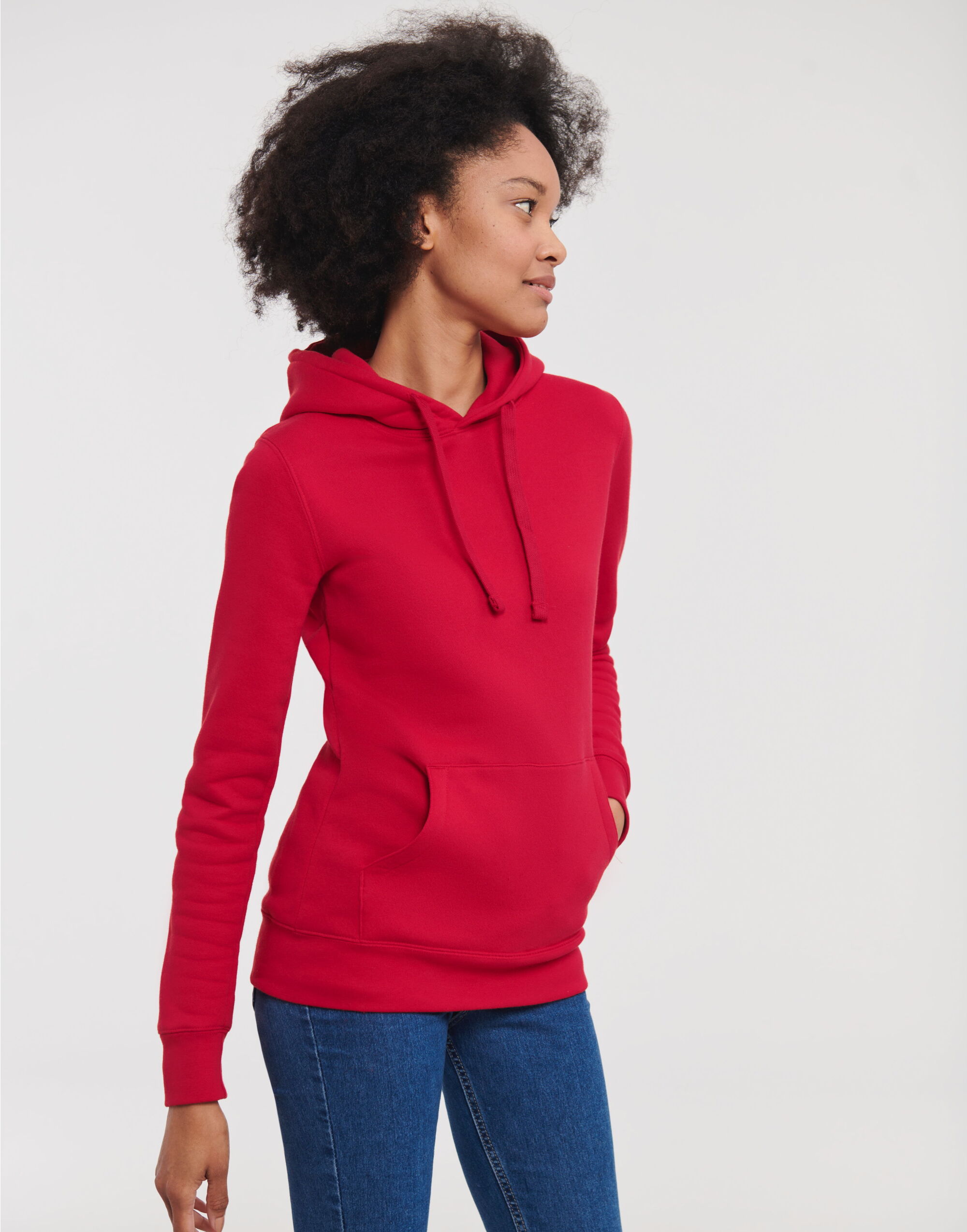 (265F) Ladies' Authentic Hooded Sweat Burgundy Size M | Stonehill ...