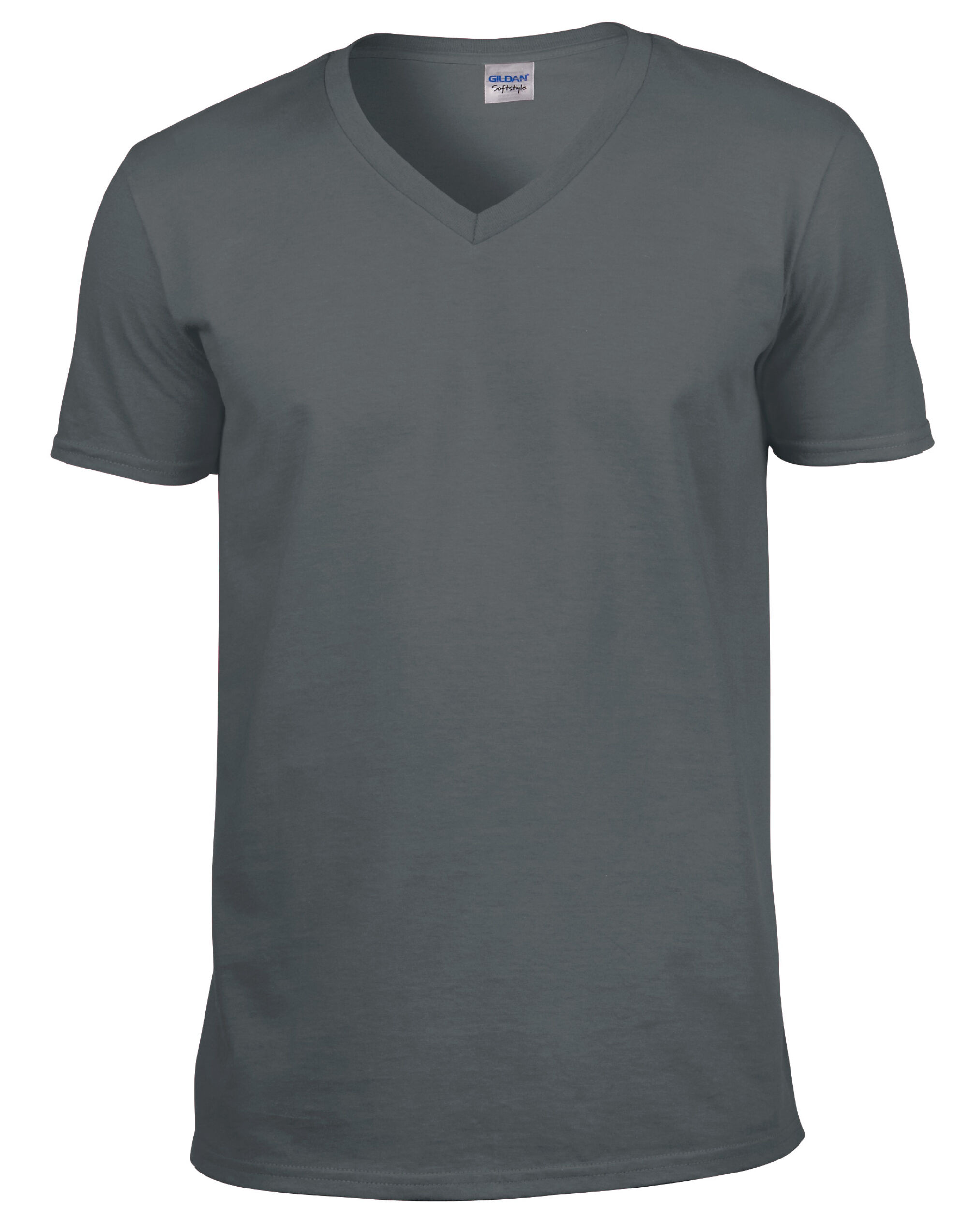 Men's Soft Style V-Neck T-Shirt Gildan Mens Short Sleeve T-Shirt 64V00 ...