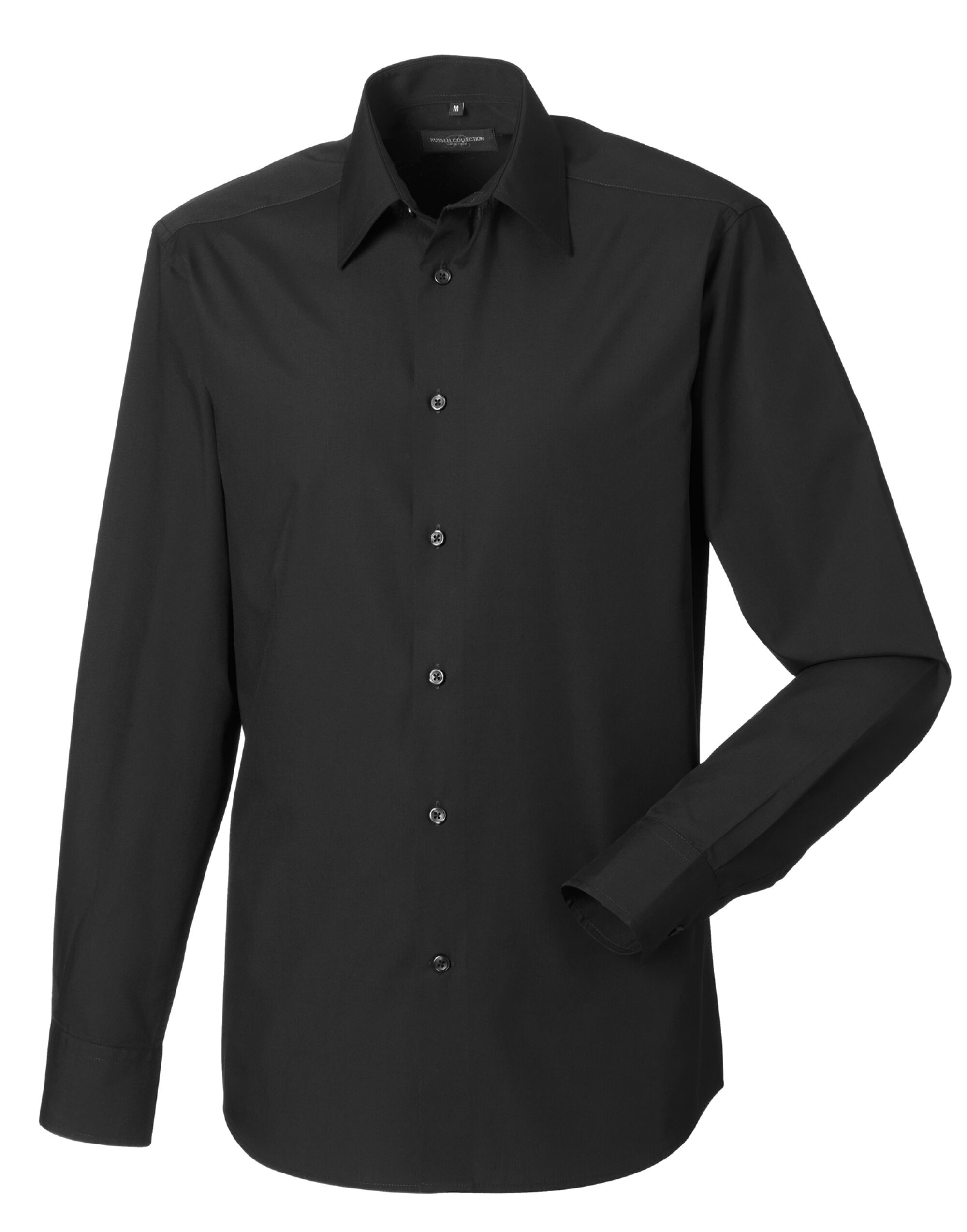 Picture of Men's Long Sleeve Tailored Polycotton Poplin Shirt