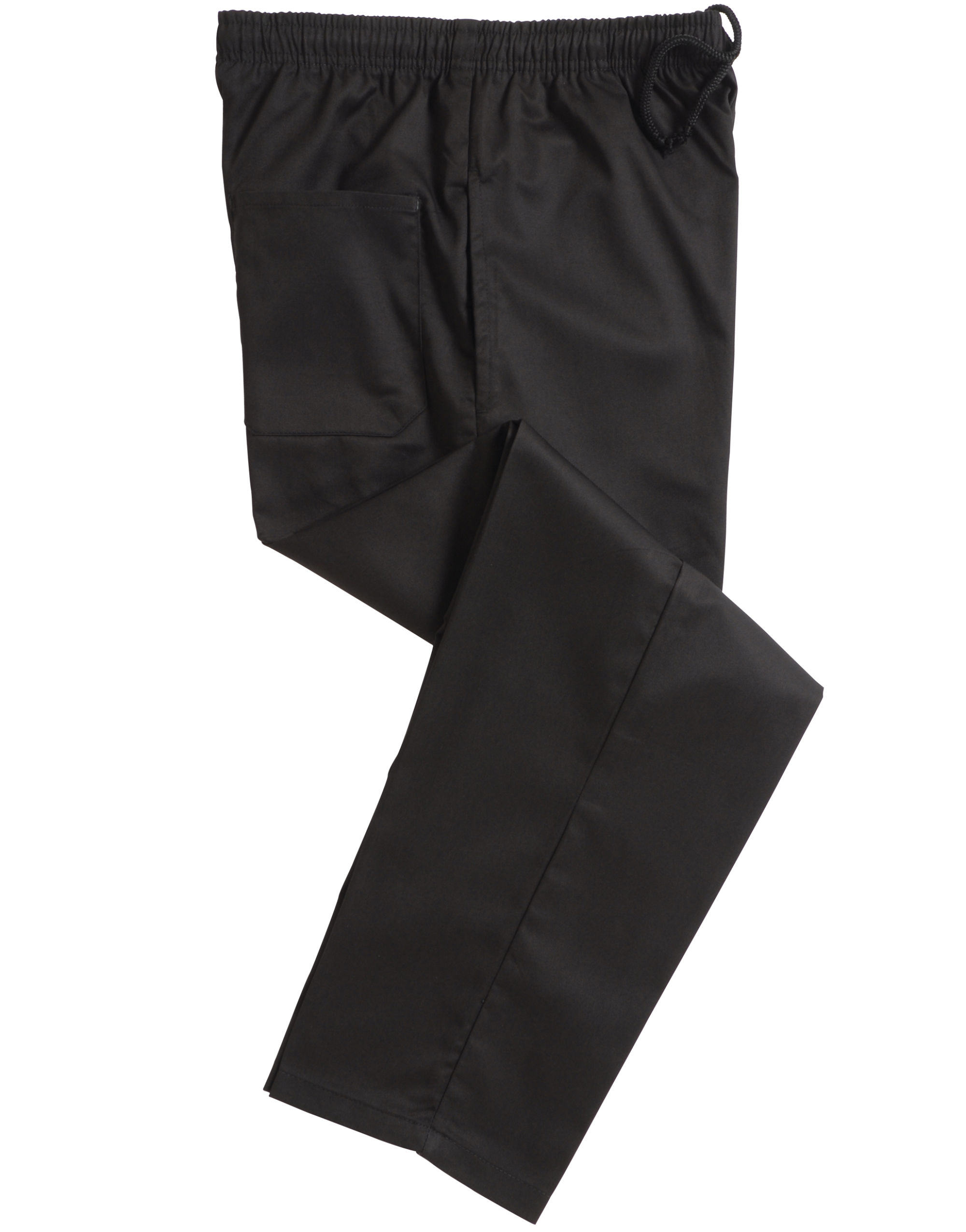 Picture of Unisex Elasticated Black Trouser