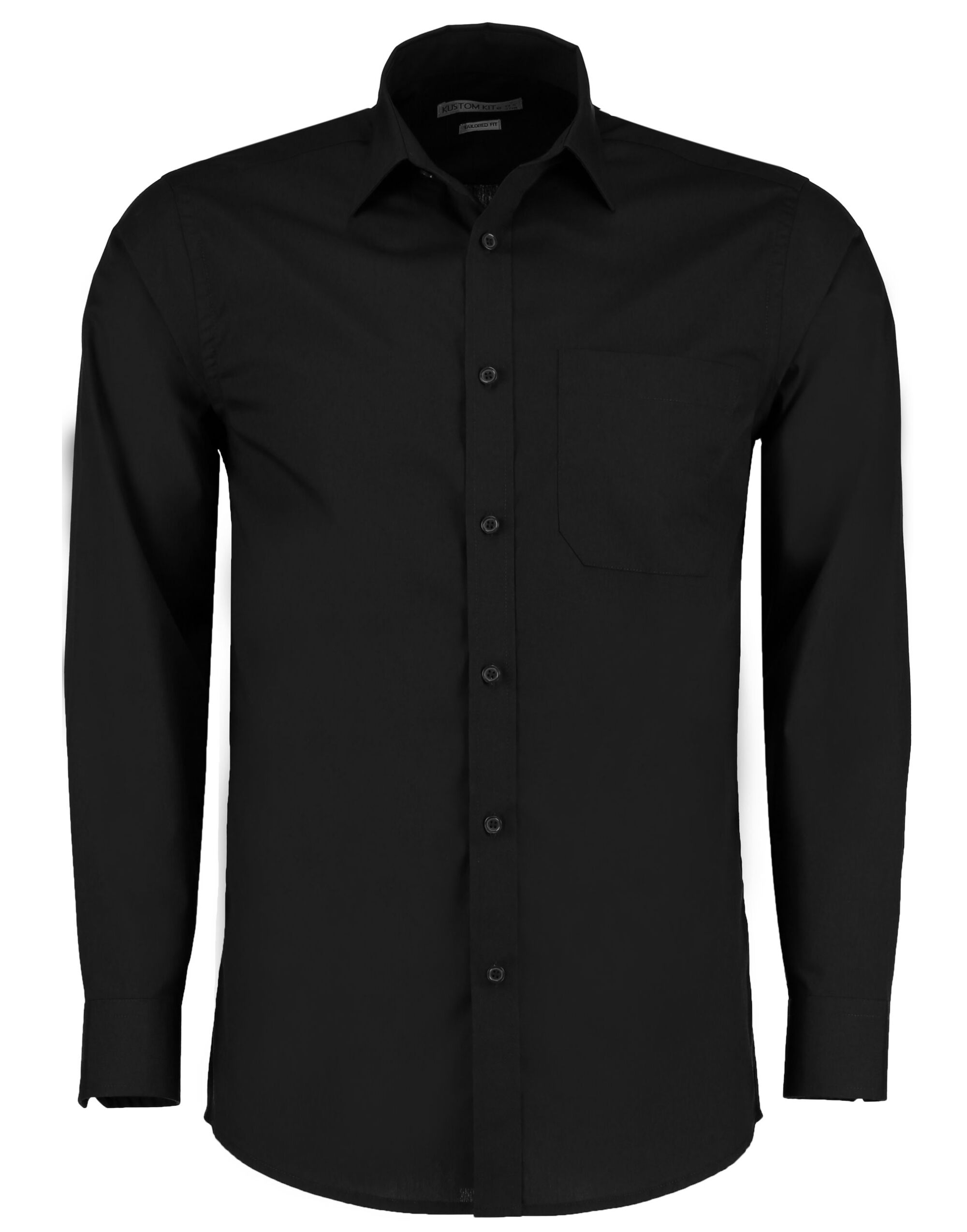 Picture of Tailored Fit Long Sleeve Poplin Shirt